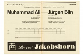  Eric Bachmann Fotoarchiv, Muhammad Ali, Jurgen Blin
