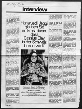  Eric Bachmann Fotoarchiv, Muhammad Ali, Jurgen Blin