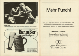 Eric Bachmann Fotoarchiv, Muhammad Ali, Jurgen Blin