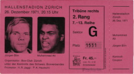 Eric Bachmann Fotoarchiv, Muhammad Ali, Jurgen Blin