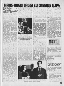  Eric Bachmann Fotoarchiv, Muhammad Ali, Jurgen Blin